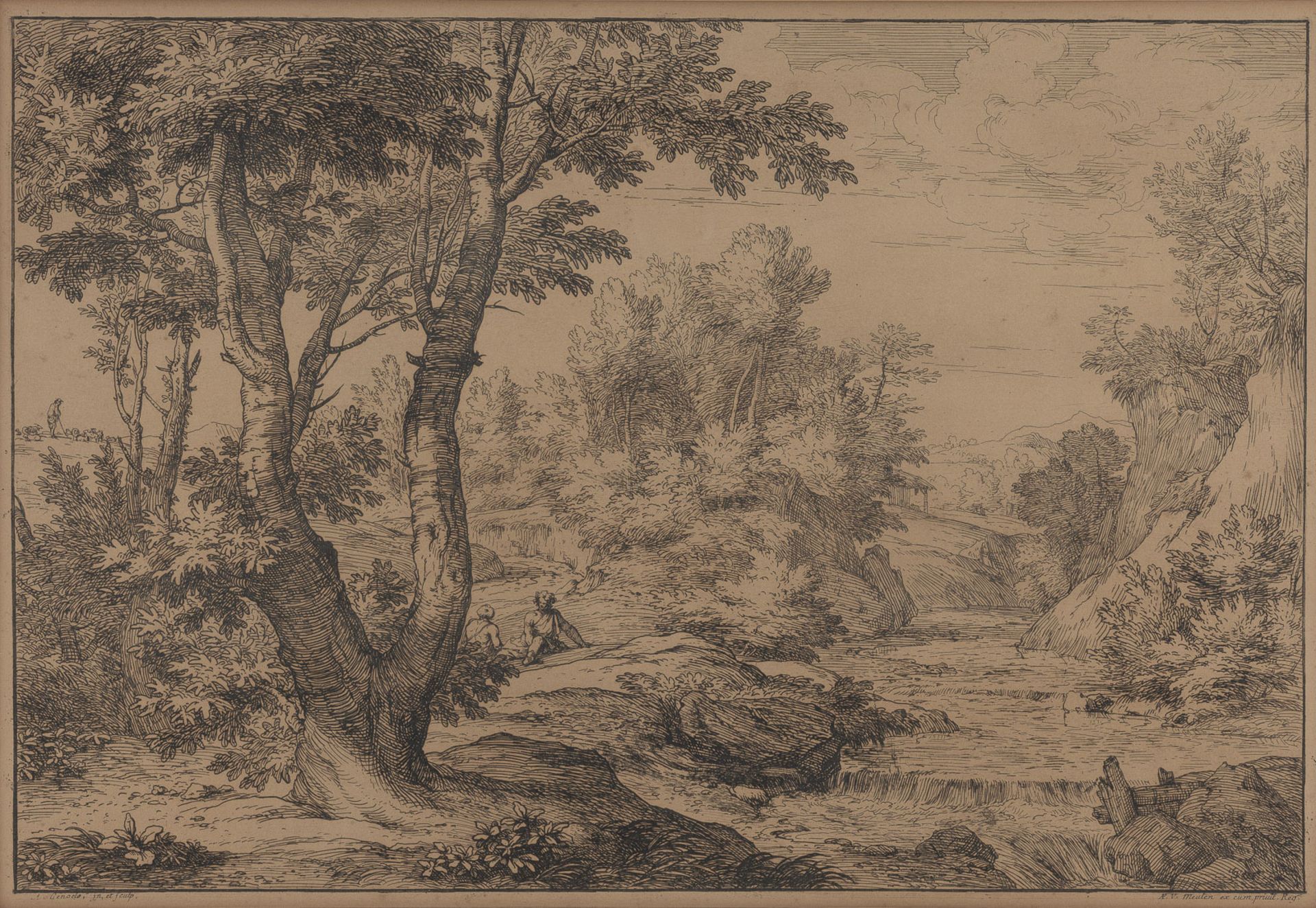 ABRAHAM GENOELS 1640 Antwerpen - 1723 ebenda (2 Stck.) - Image 2 of 2
