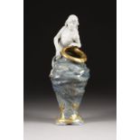 MAX HILLER VASE MIT NYMPHE