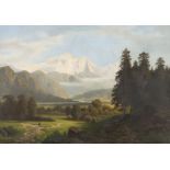 THEODOR WILHELM NOCKEN, ALPENLANDSCHAFT