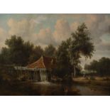 PIETER PIETERSZ BARBIERS (ATTR.), WASSERMÜHLE IN BELEBTER LANDSCHAFT