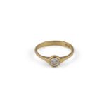 RING MIT BRILLANT-SOLITAIRE