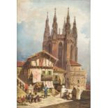 FRIEDRICH PERLBERG, VOR DER KATHEDRALE VON BURGOS