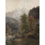 LUDWIG SCKELL, HERBST IM GEBIRGE