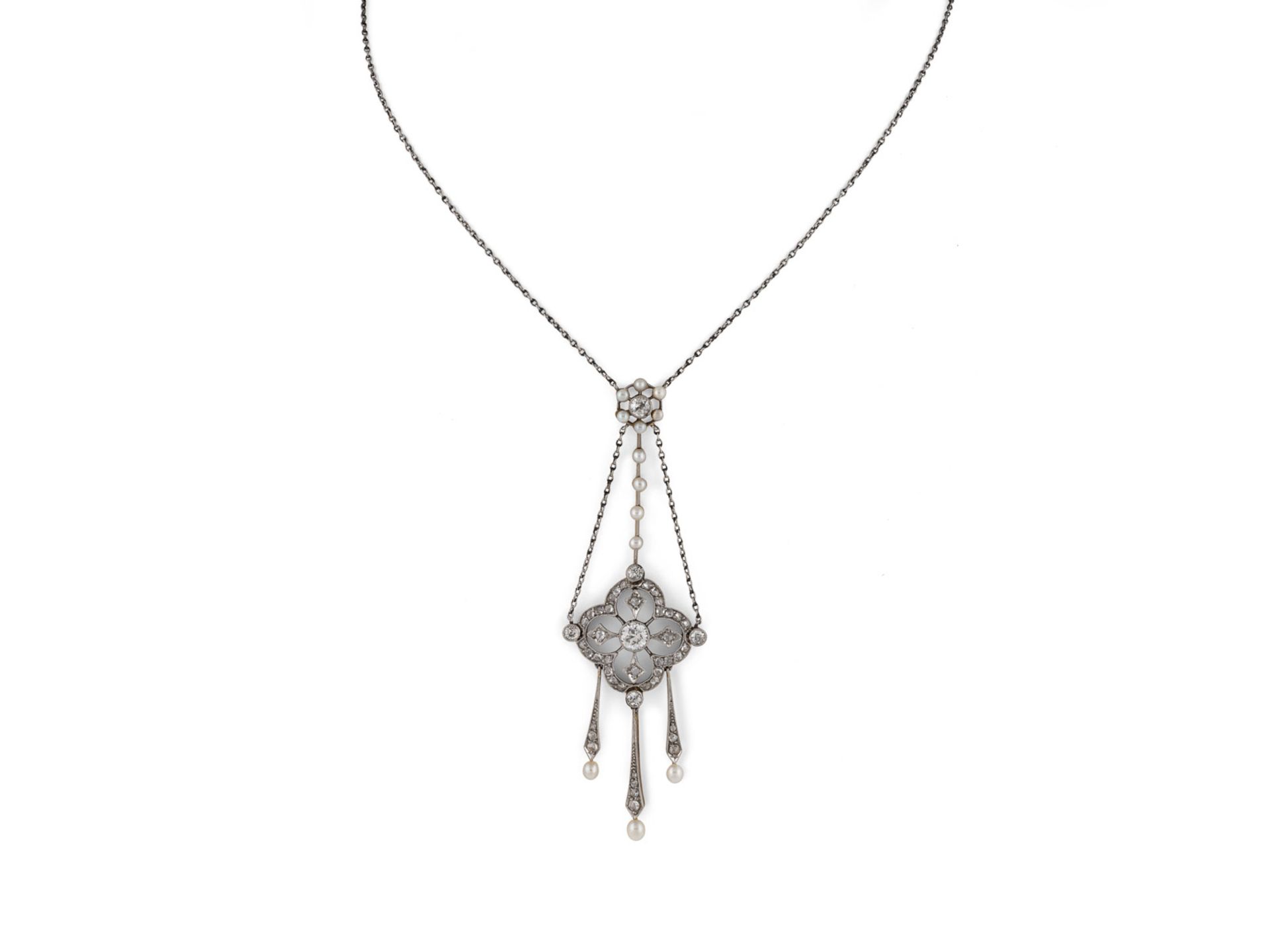 JUGENDSTIL-DIAMANT-COLLIER