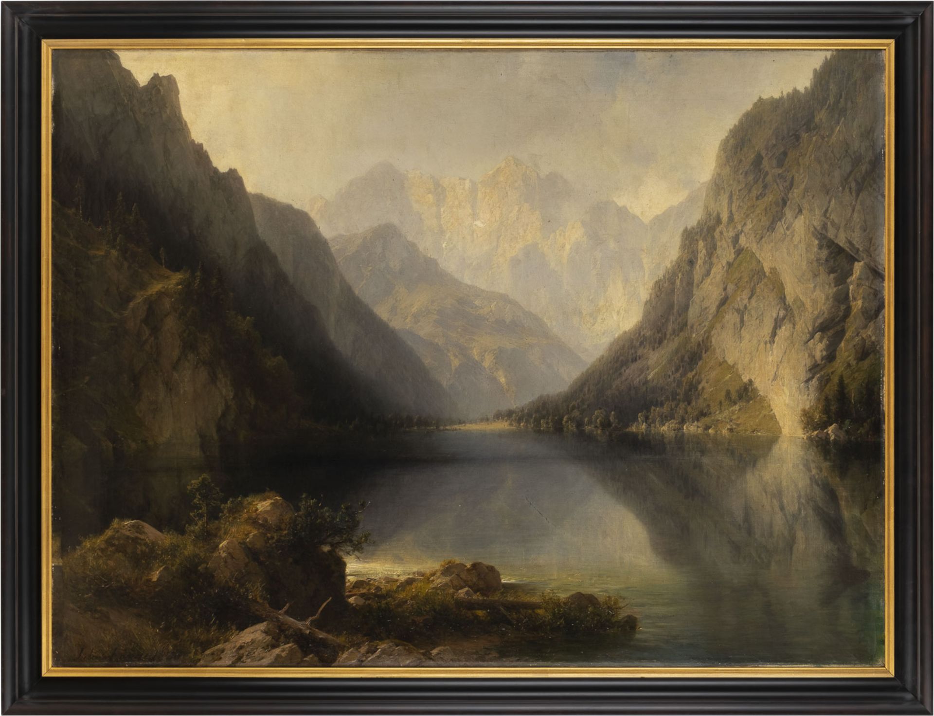 JULIUS LANGE, KLARER BERGSEE - Bild 3 aus 3