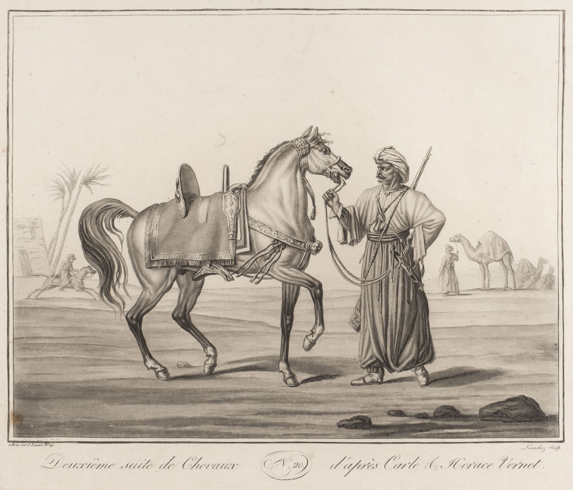 CHARLES FRANCOIS GABRIEL LEVACHEZ Tätig 1760 - 1820 (3 Stck.) - Bild 2 aus 3