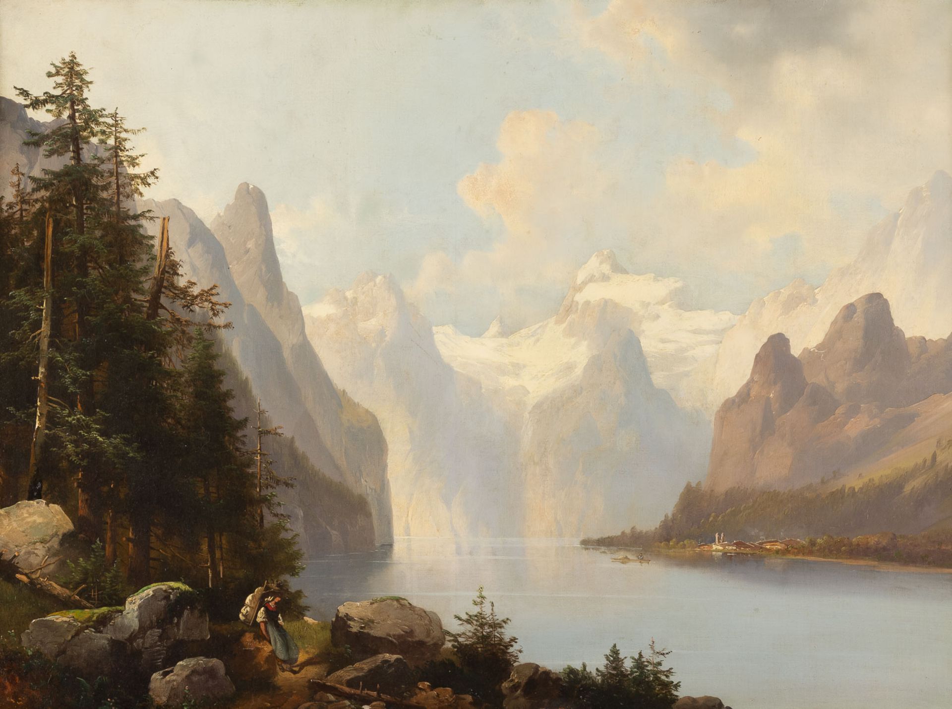 JOSEF THOMA, ÖSTERREICHISCHER BERGSEE - Bild 2 aus 3