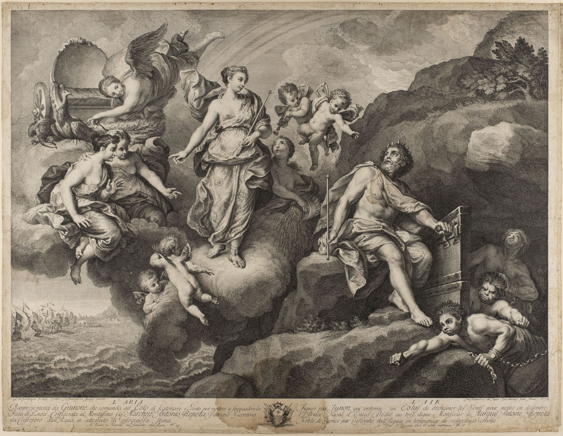CRISTOFORO DALL'ACQUA 1734 Vicenza - 1787 ebenda (3 Stck.) - Bild 3 aus 3