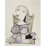 'FEMME BLONDE AU FAUTEUIL D'OSIER' (1938/1980)