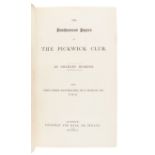 DICKENS, Charles (1812-1870). The Posthumous Papers of the Pickwick Club. London: Chapman & Hall, 18