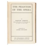LEROUX, Gaston (1868-1927). The Phantom of the Opera. New York & Indianapolis: Bobbs-Merrill, 1911.