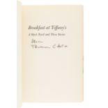 CAPOTE, Truman (1924-1984). Breakfast at Tiffany's. New York: Random House, 1958.
