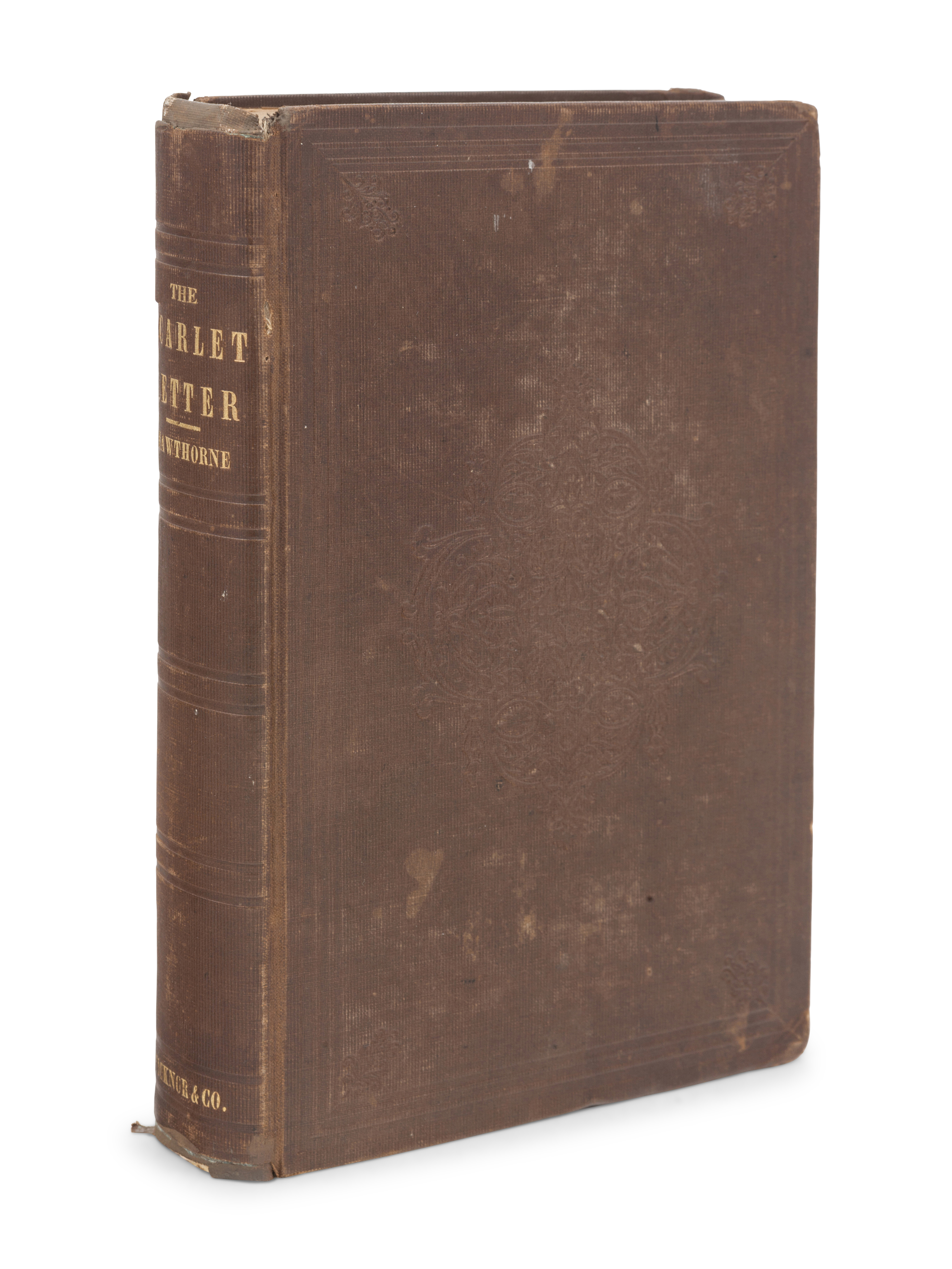 HAWTHORNE, Nathaniel (1804-1864). The Scarlet Letter, A Romance. Boston: Ticknor, Reed, and Fields, - Image 2 of 2