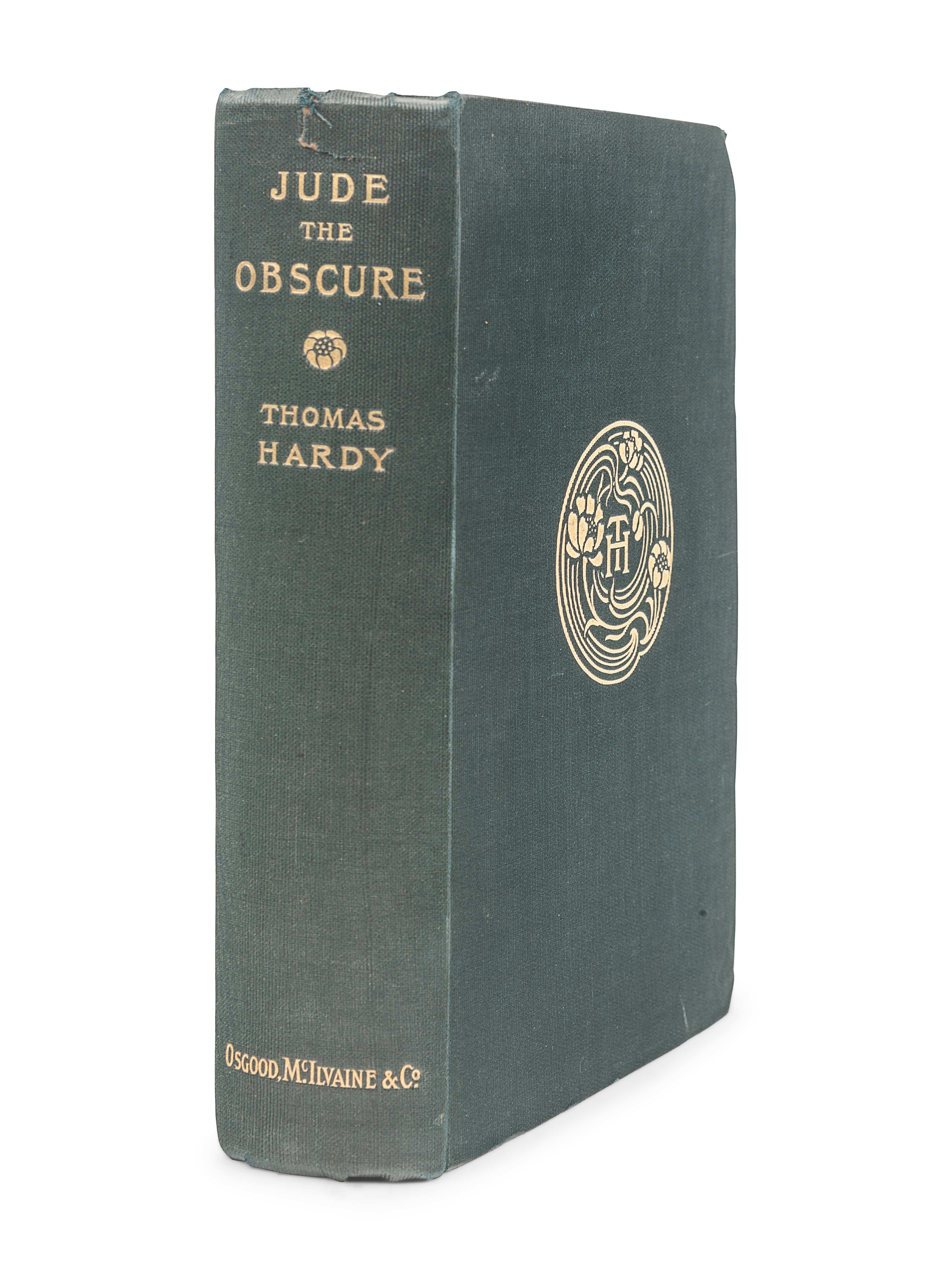 HARDY, Thomas (1840-1928). Jude the Obscure. London: James R. Osgood, McIlvaine and Co.,1896.