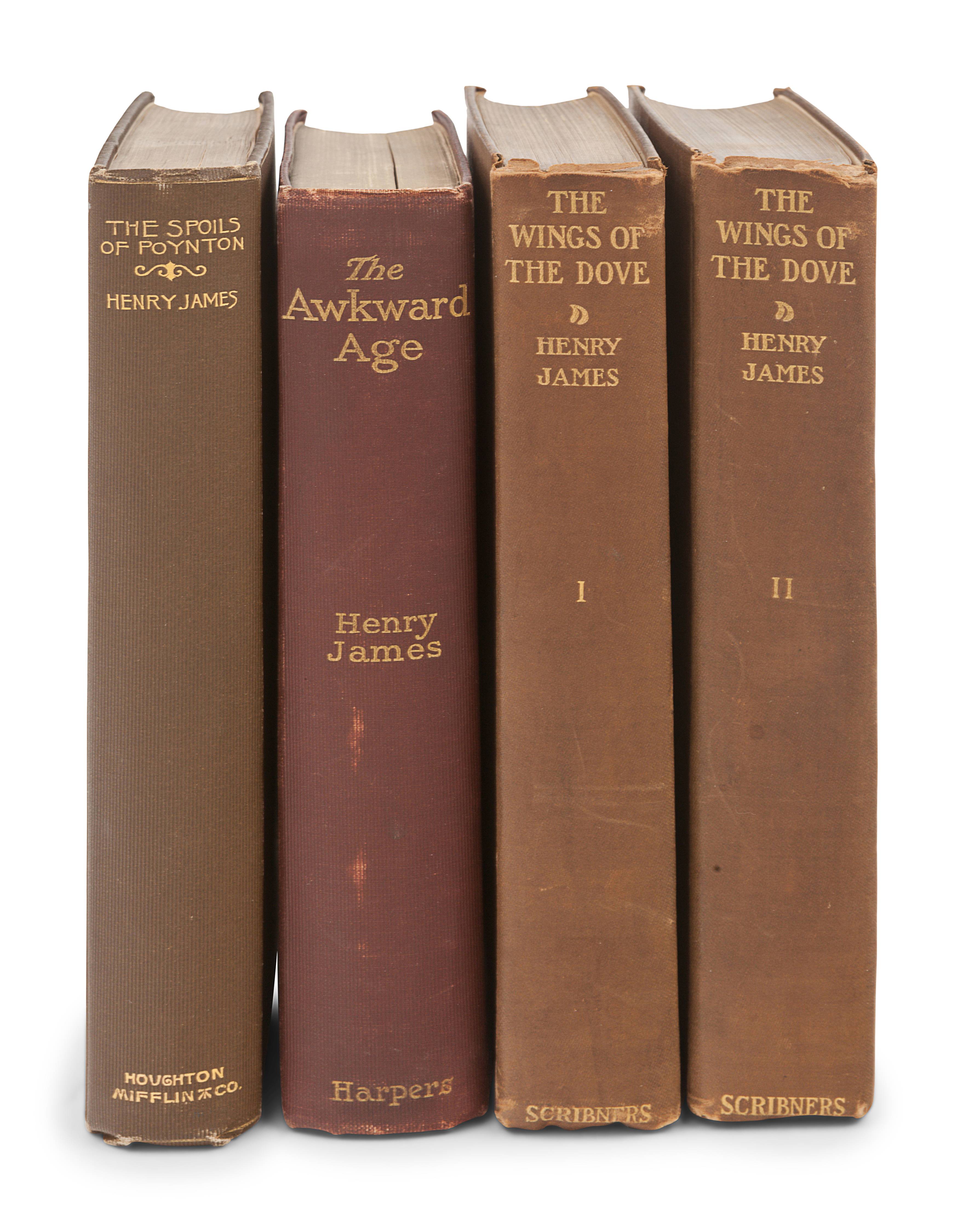 JAMES, Henry (1843-1916). A group of 3 works by JAMES, comprising,