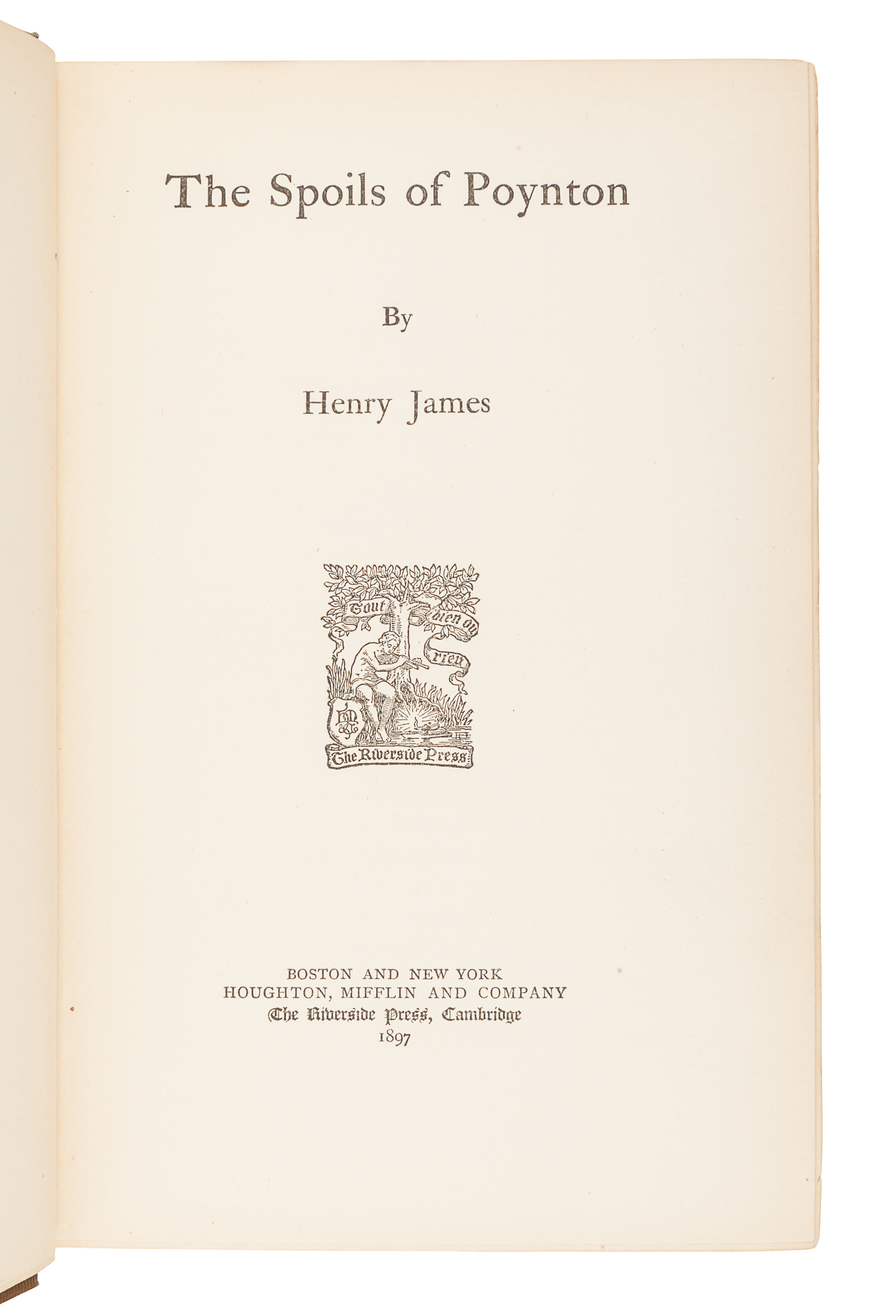 JAMES, Henry (1843-1916). A group of 3 works by JAMES, comprising, - Image 3 of 4