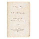 MELVILLE, Herman (1819-1891). Moby-Dick; or, the Whale. New York: Harper & Brothers, 1851.