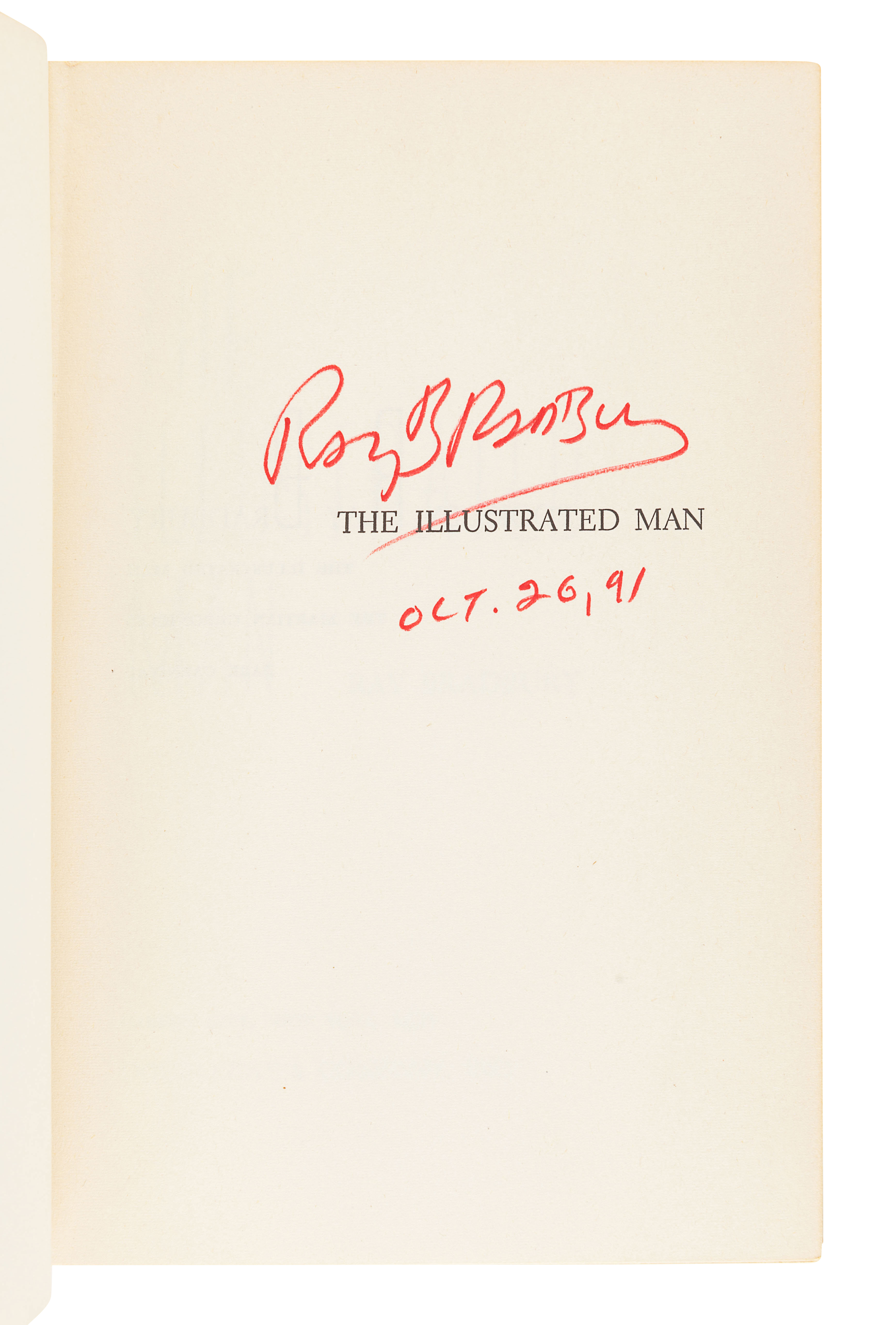 BRADBURY, Ray (1920-2012). The Illustrated Man. Garden City: Doubleday & Company, Inc., 1951. - Image 3 of 5