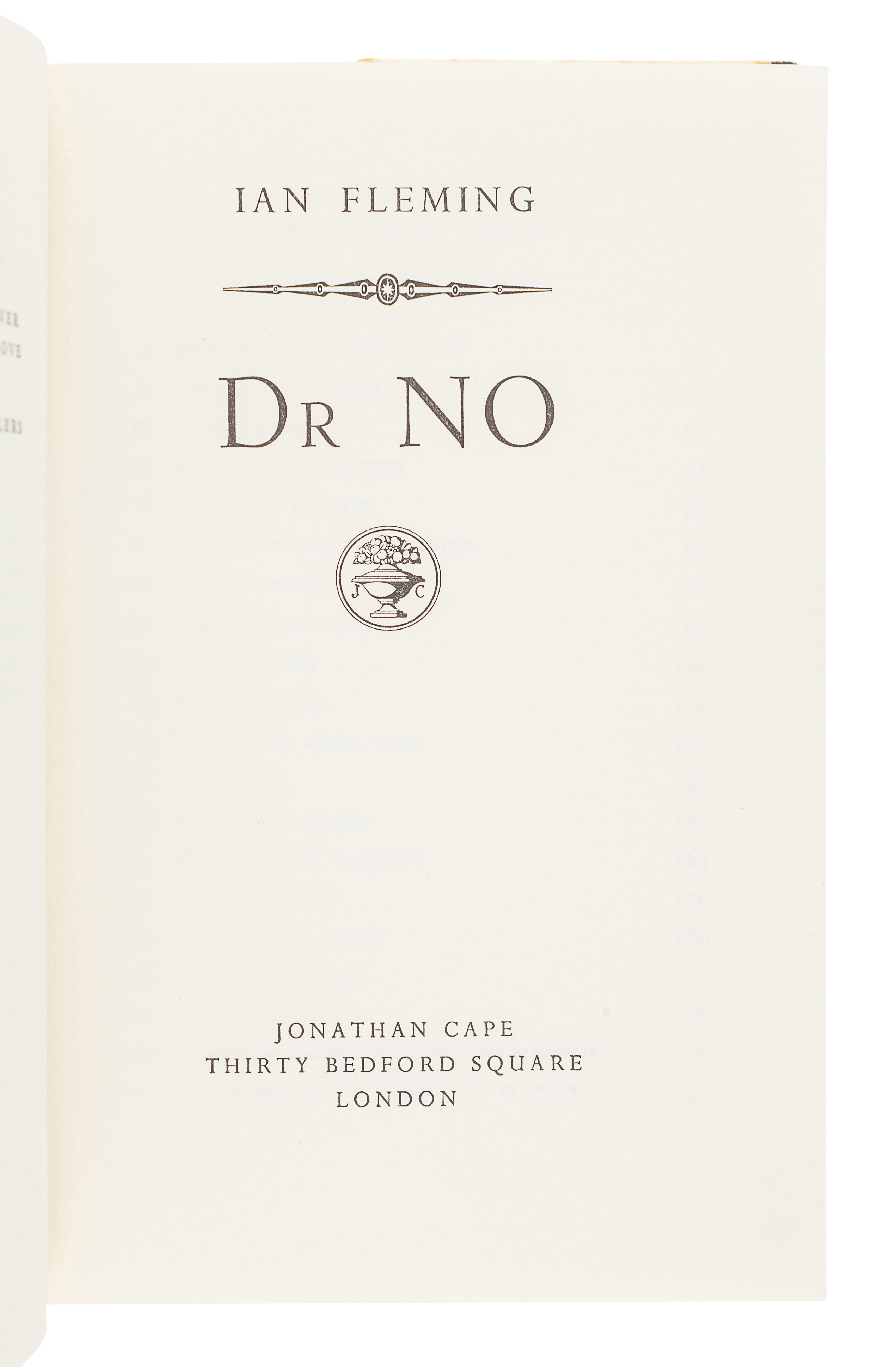 FLEMING, Ian (1908-1964). Dr. No. London: Jonathan Cape, 1958. - Image 3 of 3