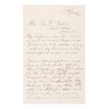 GUITEAU, Charles Julius (1840-1882), Assassin of President James A. Garfield. Autograph letter signe