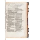 [BIBLE, in English]. The Holy Bible. London: Deputies of Christopher Barker, 1595.