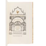 [GOLDEN COCKEREL PRESS].Chanticleer. A Bibliography of the Golden Cockerel Press. April 1921-1936 Au