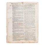 [BIBLE LEAVES - AMERICAN PUBLISHERS]. A group of 11 Bible leaves, comprising: