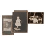 ALGREN, Nelson (1909-1989). A group of 3 photographs of Nelson Algren as a child, comprising: