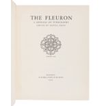 [FLEURON]. SIMON, Oliver and Stanley MORISON, editors. The Fleuron: A Journal of Typography. Vols.I-