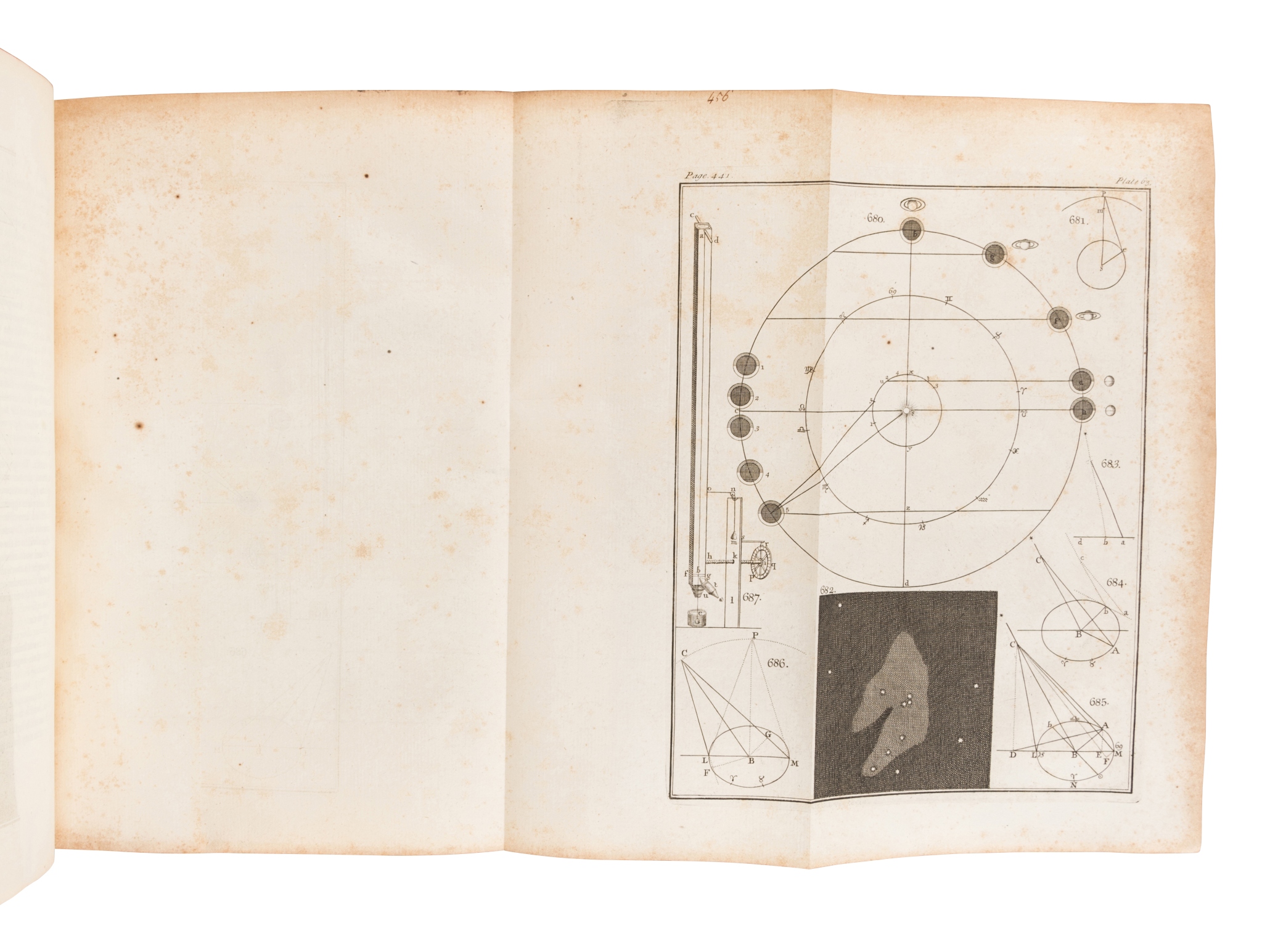 SMITH, Robert (1689-1768). A Compleat System of Opticks, in Four Books. Cambridge: for the Author, 1 - Image 3 of 3