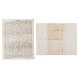 [CIVIL WAR]. [THE SIEGE AND BURNING OF WASHINGTON, NORTH CAROLINA]. Washington, N.C., April 28-30, 1