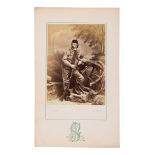 CUSTER, George Armstrong (1839-1876). Albumen photograph. St. Louis: James A. Scholten, [ca 1874].