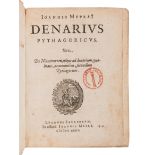 MEURSIUS, Johannes (van Meurs) (1579-1639). Denarius Pythagoricus. Sive, De Numerorum, usque ad dena