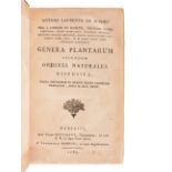 JUSSIEU, Antoine Laurent (1748-1836). Genera Plantarum Secundum Ordines Naturales Disposita. Paris: