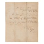 CUSTER, George Armstrong (1839-1876). Manuscript document accomplished and signed as Lieutenant Colo