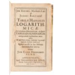 KEPLER, Johannes (1571-1630) and Jacobus BARTSCH (ca 1600-1633). Tabulae manuales logarithmicae ad c