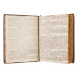 [COOKERY]. Manuscript cookbook and home remedy guide, 18th century.