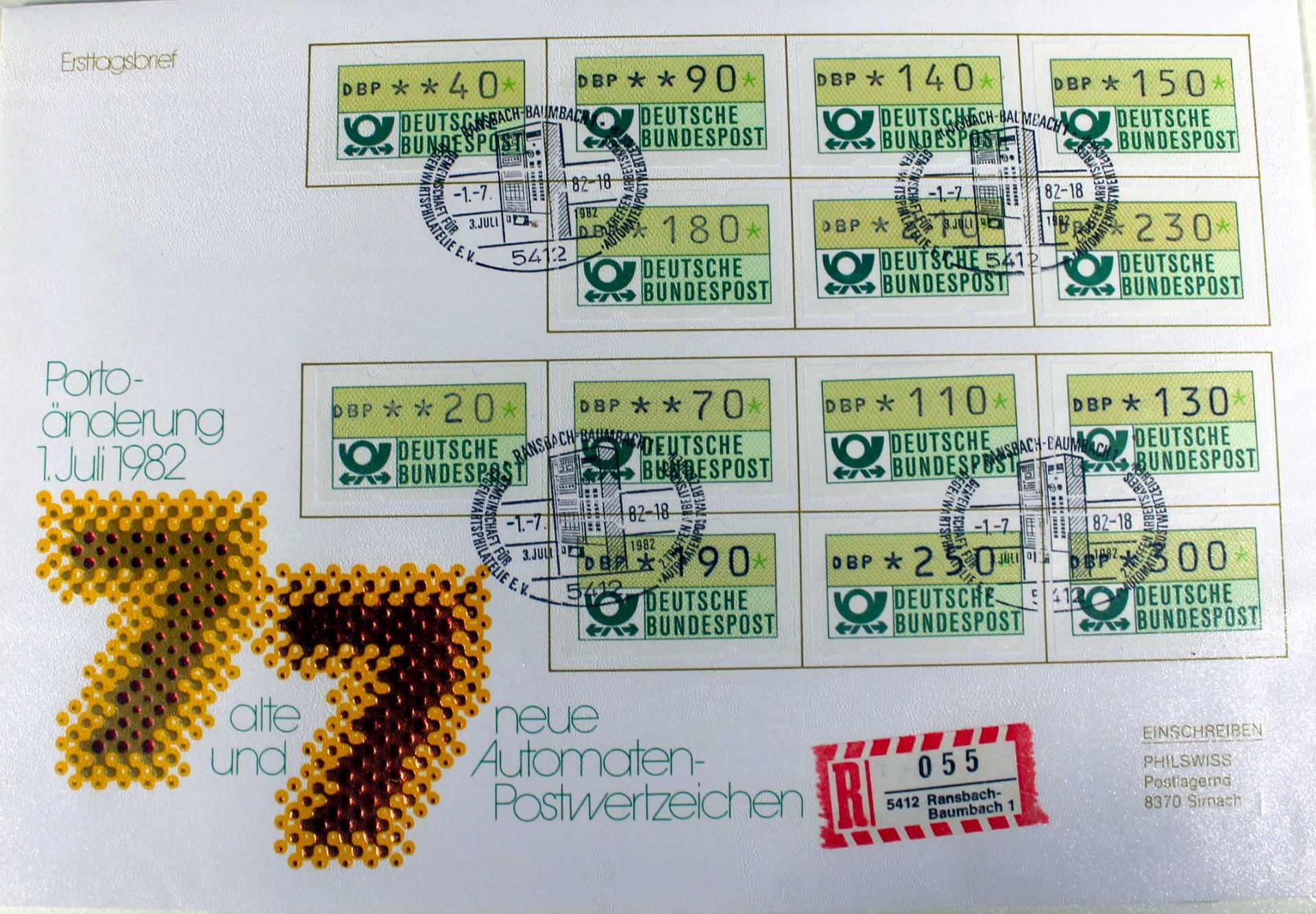 1 Sammlung von Automatenmarken, mit vielen Abarten, ganze Serien, Briefen, Fundgrube für den