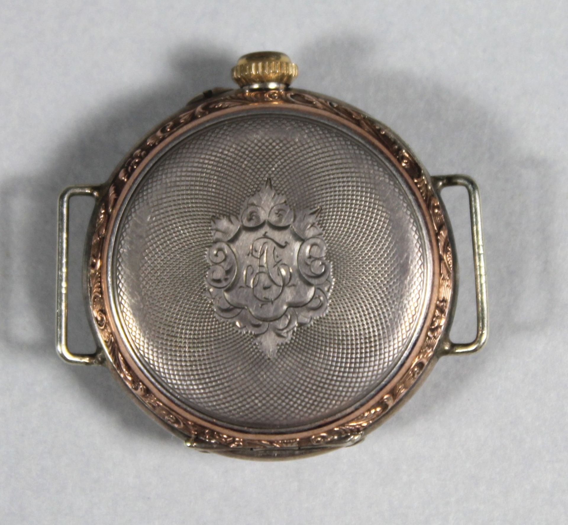 1 Damenarmbanduhr ohne Armband Silber (800/000), diverse Punzen "Lilie", emailliertes Zifferblatt - Image 2 of 4