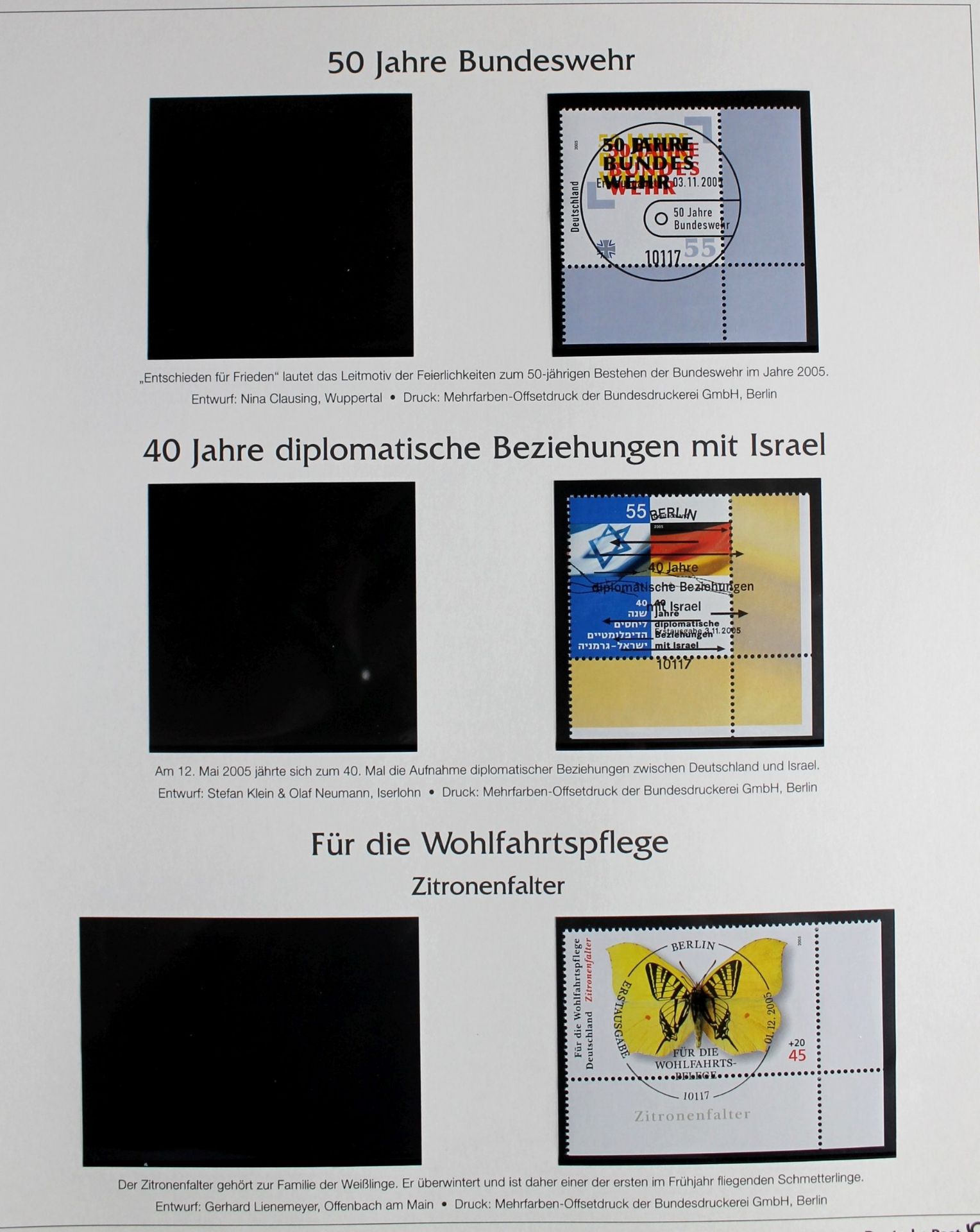 7 Alben der Deutschen Post von 2007-2013, postfrisch und gestempelt, ohne Nominale, sehr hoher - Image 2 of 3