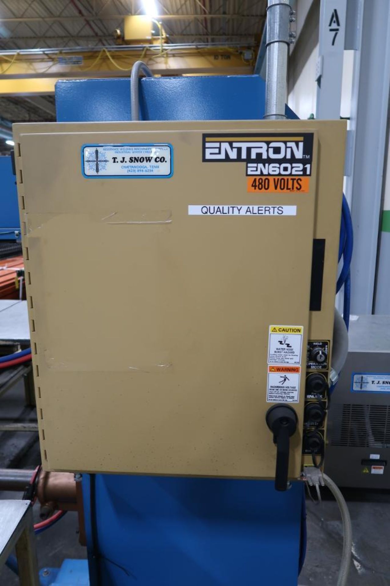 T.J. Snow Co. Model 85 KVA@50% Slim Line, Spot Welder - Image 8 of 9