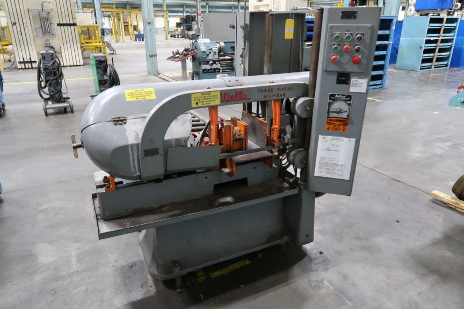 Wells Model 1270, Horizontal Band Saw