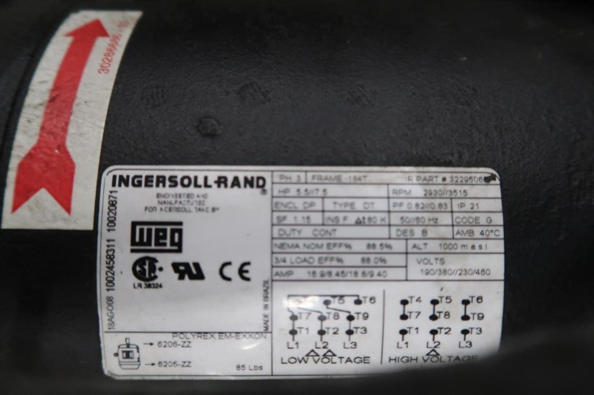 Ingersoll Rand Model 2475, Air Compressor - Bild 4 aus 8