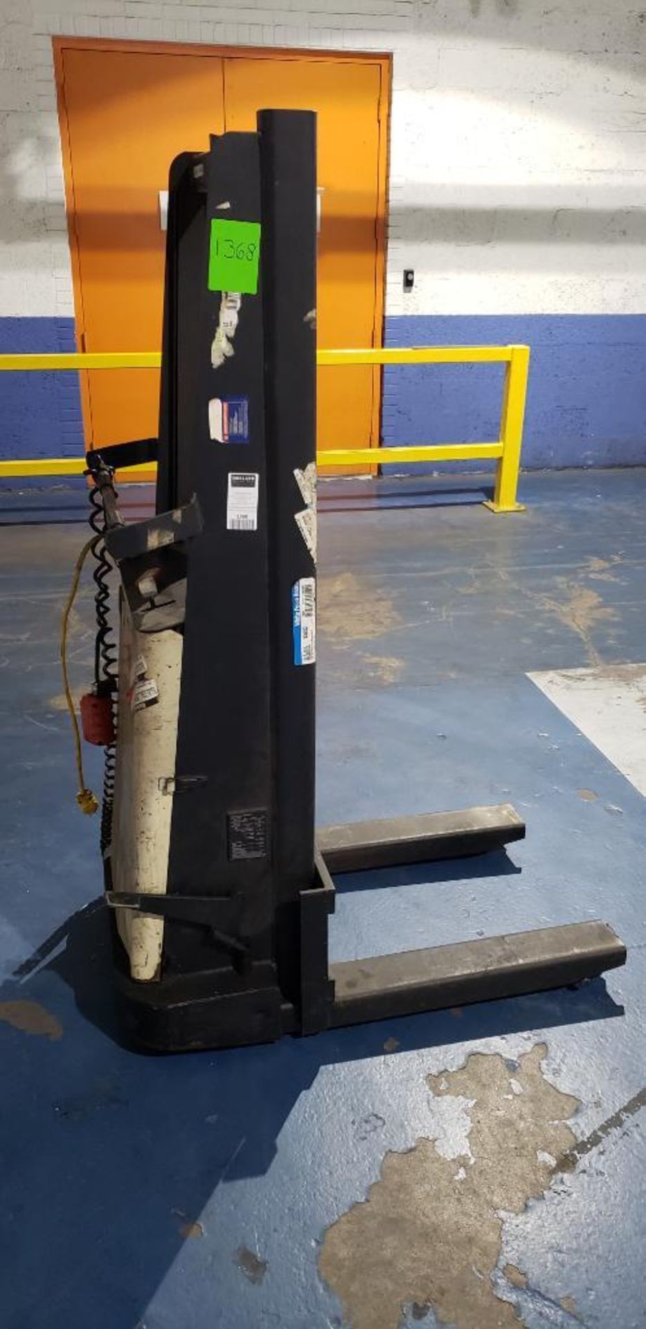 Crown Mdl#15B Electric Walk Behind Pallet Jack/ Roll Cart