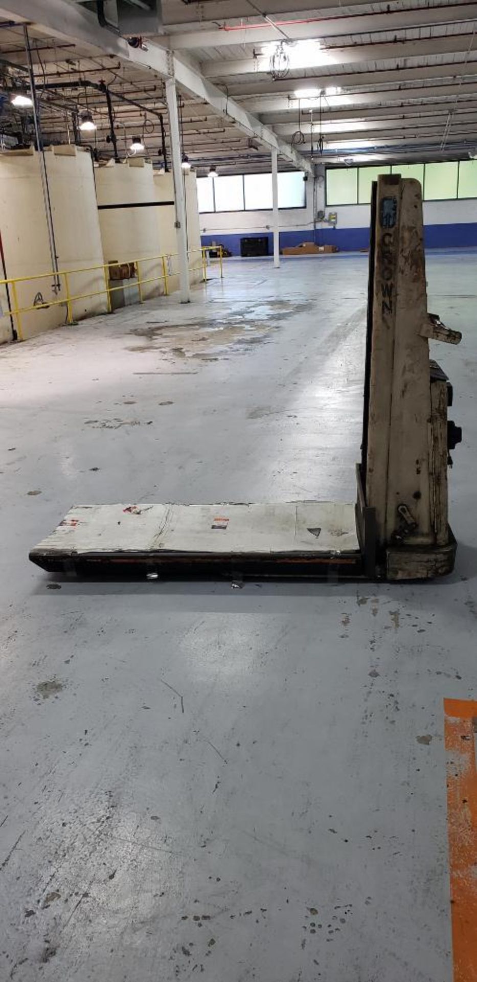 Crown Mdl#B-57 Electric Walk Behind Pallet Jack/ Roll Cart - Image 5 of 7