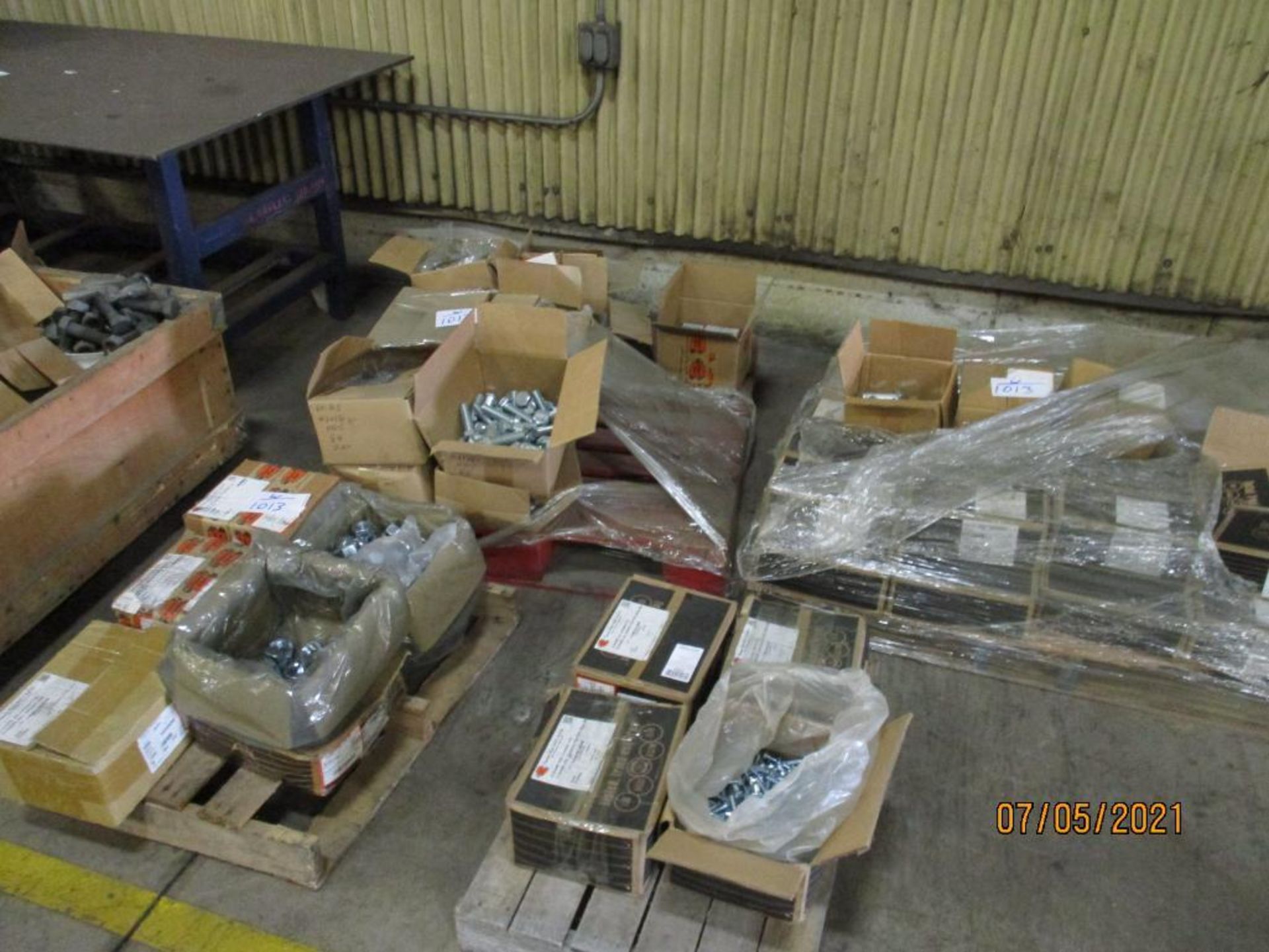 Pallets Of Fasteners