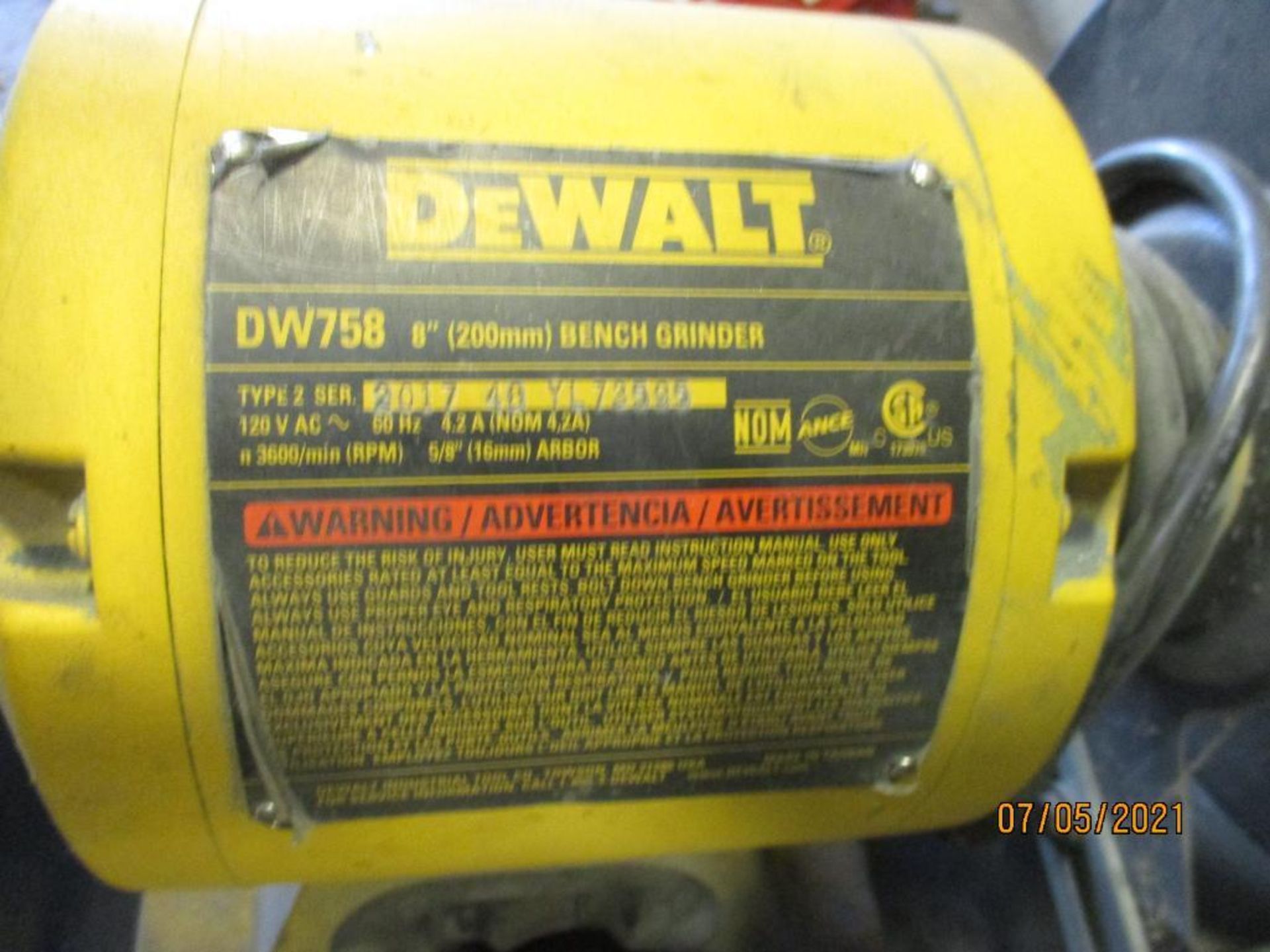 DeWalt DW758 Grinder, SkilSaw 5600 Circular Saw - Image 2 of 3