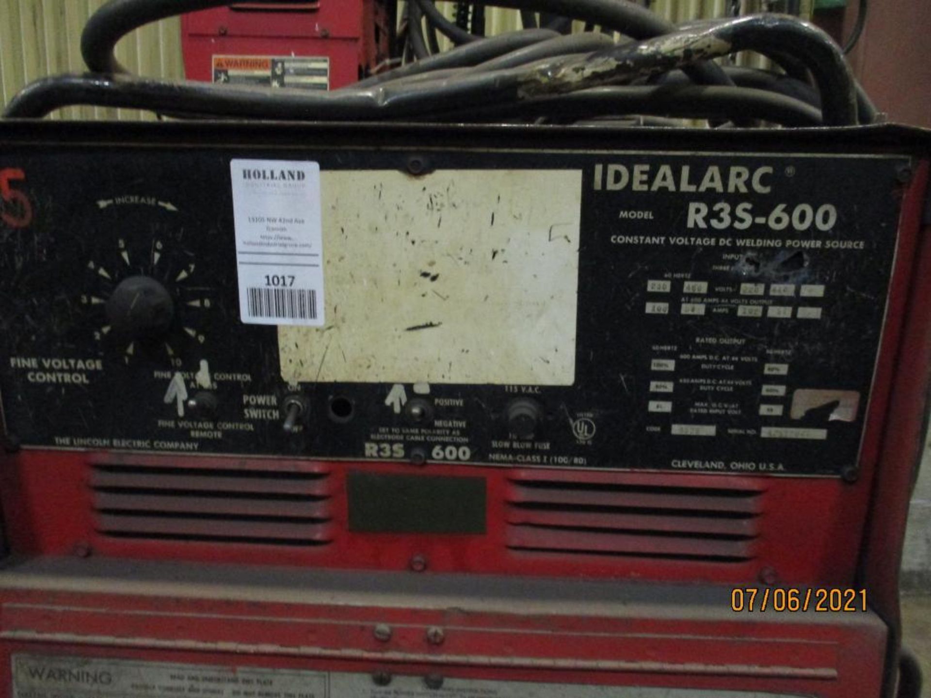 Lincoln R3S-600 Welder - Image 4 of 5