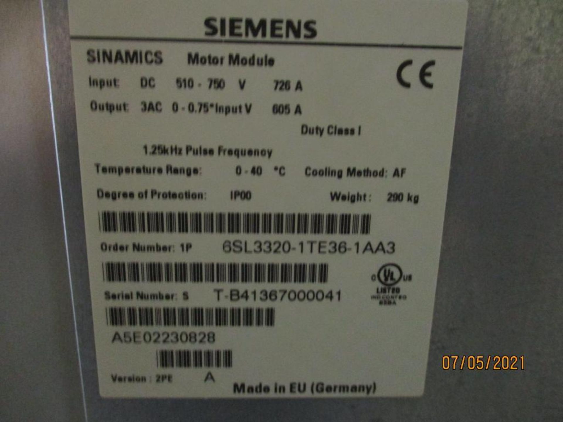 Siemens Motor Module - Image 6 of 8