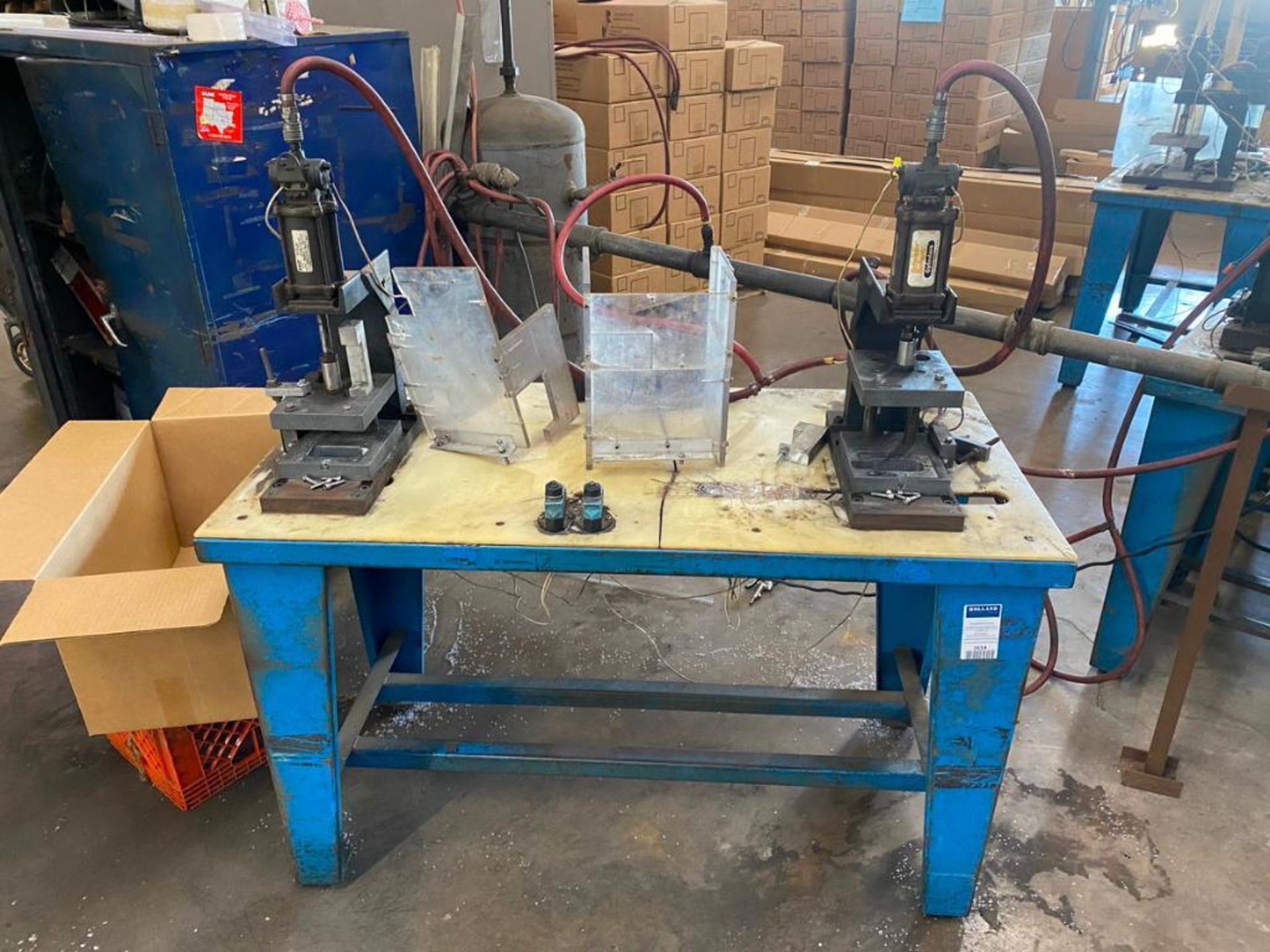 (3) Custom Built Hydraulic Hole Puncher